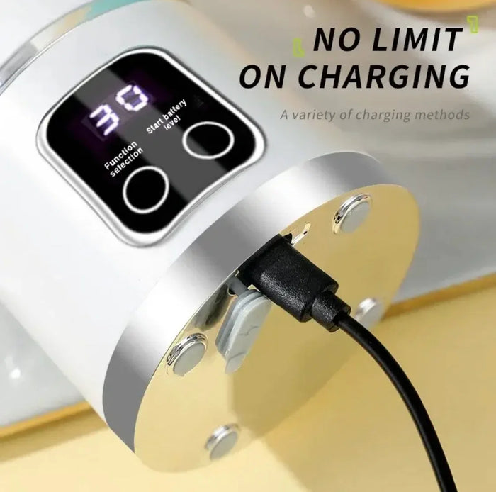 Portable USB Rechargeable Mini Blender – 450ml